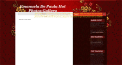 Desktop Screenshot of emanueladepaulahotphotosgallery.blogspot.com