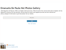 Tablet Screenshot of emanueladepaulahotphotosgallery.blogspot.com