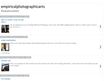 Tablet Screenshot of empiricalphotographicarts.blogspot.com
