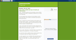 Desktop Screenshot of greenmuncher.blogspot.com