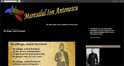 Desktop Screenshot of maresalulionantonescu.blogspot.com