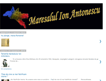 Tablet Screenshot of maresalulionantonescu.blogspot.com