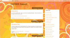 Desktop Screenshot of cahseesupport.blogspot.com