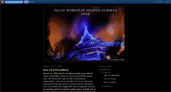 Desktop Screenshot of peaceinfrance2009.blogspot.com