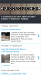 Mobile Screenshot of ironmanfencing.blogspot.com