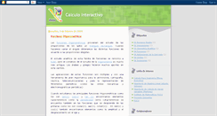 Desktop Screenshot of calculointeractivo.blogspot.com