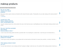 Tablet Screenshot of makeup-products-js.blogspot.com