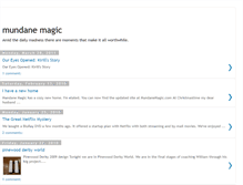 Tablet Screenshot of mundanemagic.blogspot.com