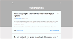 Desktop Screenshot of culturalchica.blogspot.com