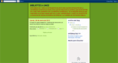 Desktop Screenshot of bibliotecaumss.blogspot.com