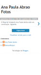 Mobile Screenshot of anapaulaabraofotos.blogspot.com