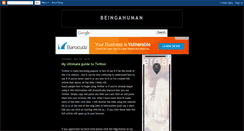 Desktop Screenshot of beingahuman.blogspot.com
