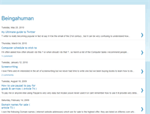 Tablet Screenshot of beingahuman.blogspot.com