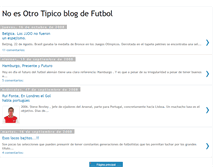 Tablet Screenshot of noesotrotipicoblogdefutbol.blogspot.com