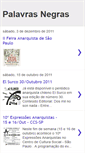 Mobile Screenshot of palavras-negras.blogspot.com