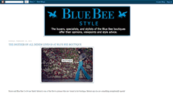 Desktop Screenshot of bluebeestyle.blogspot.com