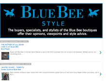 Tablet Screenshot of bluebeestyle.blogspot.com