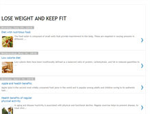 Tablet Screenshot of lose-weight-keep-fit.blogspot.com
