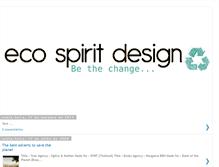 Tablet Screenshot of ecospiritdesign.blogspot.com