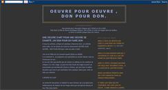Desktop Screenshot of oeuvre-pour-oeuvre.blogspot.com