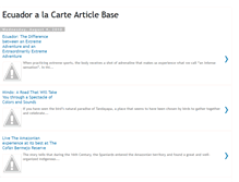 Tablet Screenshot of ecuadoralacarte.blogspot.com