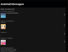 Tablet Screenshot of enfermagem2010andreia.blogspot.com