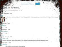 Tablet Screenshot of onmyminddesign.blogspot.com
