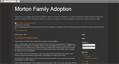 Desktop Screenshot of mortonadoption.blogspot.com