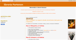 Desktop Screenshot of libreriapartenon.blogspot.com