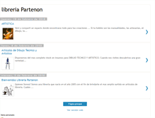 Tablet Screenshot of libreriapartenon.blogspot.com