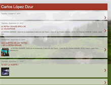 Tablet Screenshot of carloslopezdzur.blogspot.com