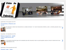 Tablet Screenshot of clubedepalestras.blogspot.com