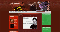 Desktop Screenshot of concursovivelamusica.blogspot.com