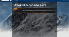 Desktop Screenshot of bizwatchkartikeyabatra.blogspot.com