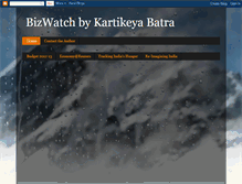 Tablet Screenshot of bizwatchkartikeyabatra.blogspot.com