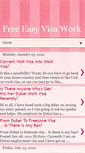 Mobile Screenshot of easyvisawork.blogspot.com