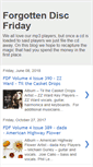 Mobile Screenshot of forgottendiscfriday.blogspot.com