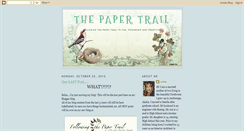 Desktop Screenshot of followingthepapertrail.blogspot.com