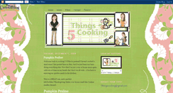 Desktop Screenshot of 5thingscooking.blogspot.com