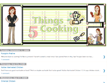 Tablet Screenshot of 5thingscooking.blogspot.com