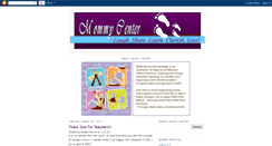 Desktop Screenshot of mommy-center.blogspot.com