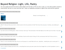 Tablet Screenshot of godnotreligion.blogspot.com