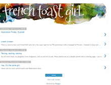 Tablet Screenshot of frenchtoastgirl.blogspot.com