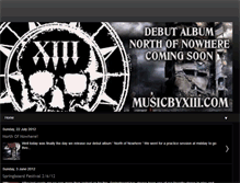 Tablet Screenshot of musicbyxiii.blogspot.com