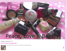 Tablet Screenshot of kelly-peacelovebeauty.blogspot.com