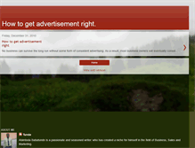 Tablet Screenshot of howtogetadvertisementright.blogspot.com