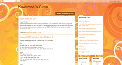 Desktop Screenshot of kawlewskisclass.blogspot.com