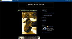 Desktop Screenshot of beingwithyoga.blogspot.com