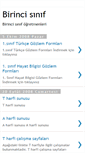 Mobile Screenshot of birincisinif.blogspot.com