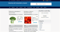 Desktop Screenshot of derechosdelconsumidoryusuario.blogspot.com